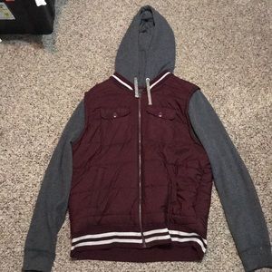 Hooded Vest Sweatshirt
